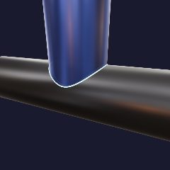 90 Degree Tube Notch - 1.5" Diameter x .083 Wall - DOM 1020